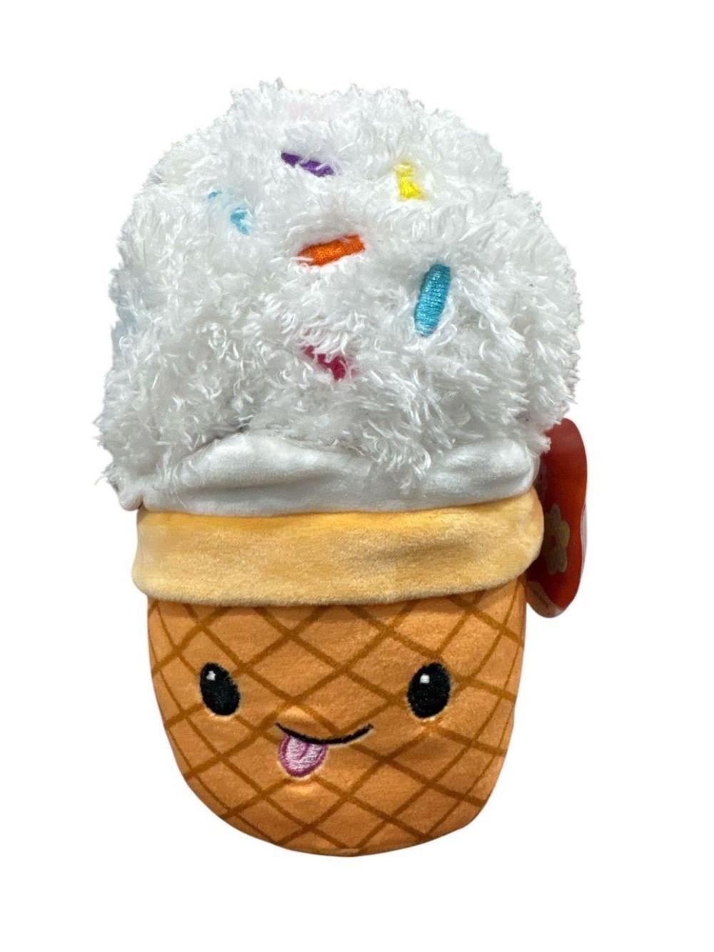 NEW Giggle Scape Vanilla Ice Cream Cone w/Sprinkles Stuffed Plush